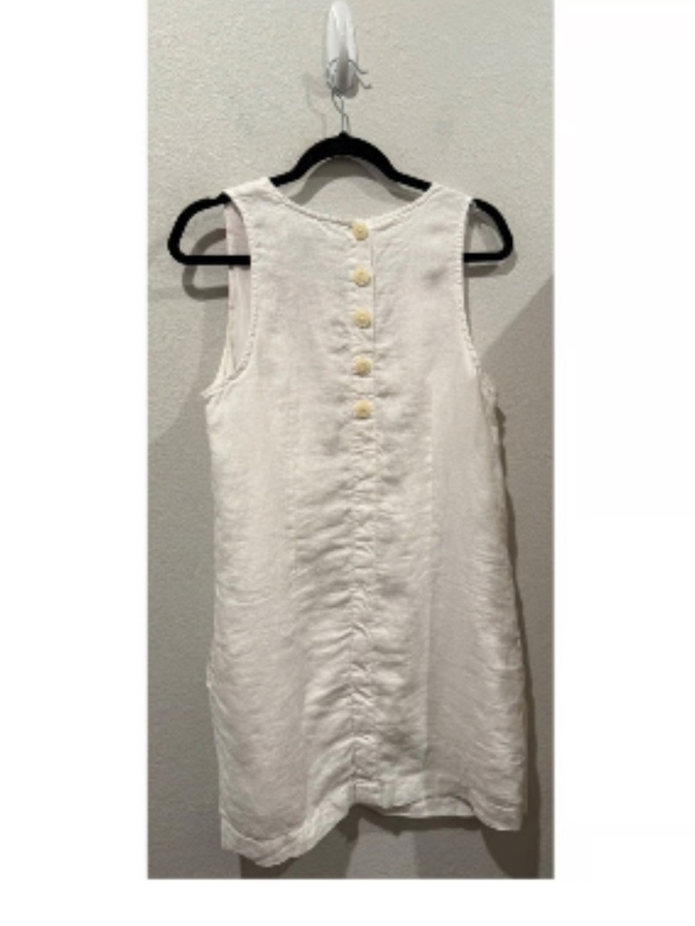 J. Crew White Sleeveless Tunic with Pink and Red Floral Embroidery XL - Picture 3 of 6